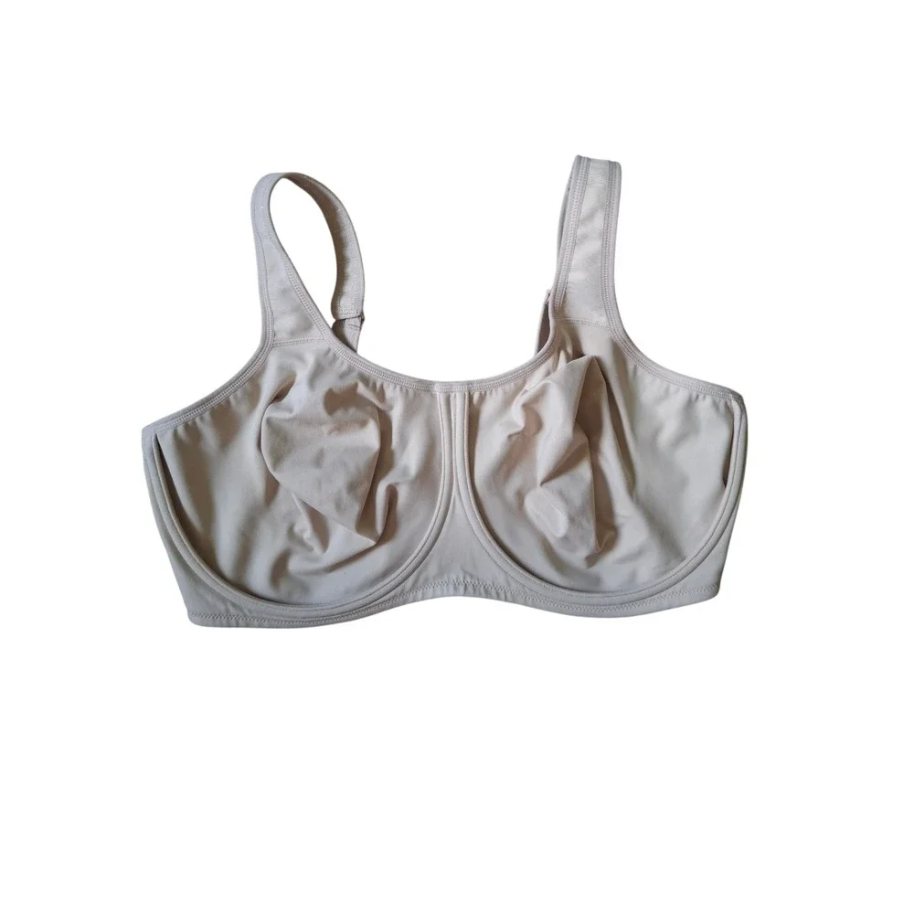 Wacoal Basic Beauty Full Figure Underwire‎ Bra 855170 Nude Tan 42DDD US